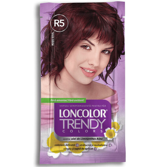 Vopsea pentru păr Loncolor Trendy Colors R5 Roșu Soul