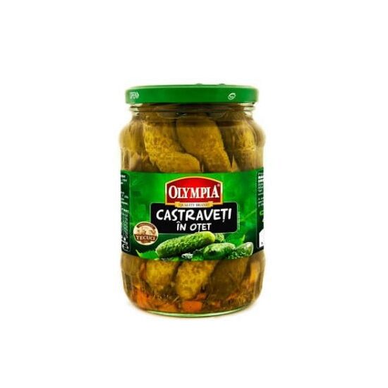 Castraveți Murati Olympia 6–9cm, în oțet, 720ml