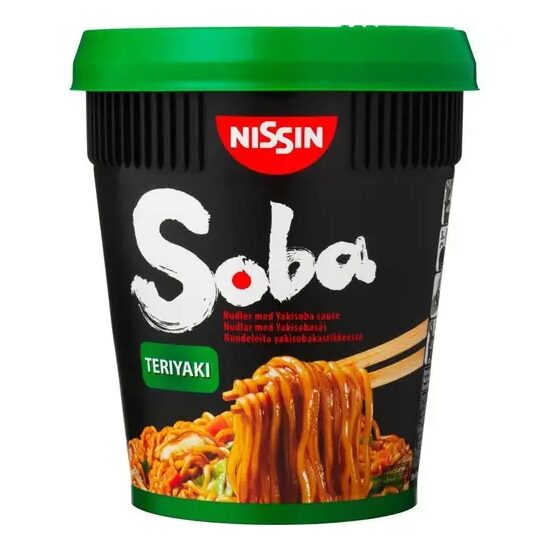 Tăiței noodles instant Soba, aromă de sos Teriyaki, 90g