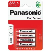 Baterii Panasonic Zinc Carbon R03 – Set 4 bucăți