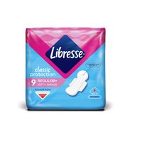 Absorbante Libresse Classic Regular, 9 bucăți/set