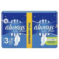 Absorbante Always Ultra Night, Pachet Duo, Mărimea 3