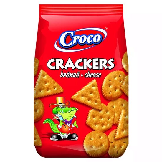 Crackers Croco cu brânză 100 g