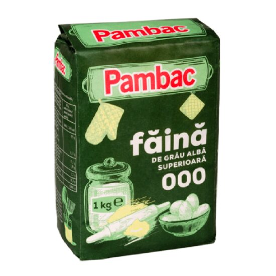 Făină albă superioară 000 Pambac, 1 kg