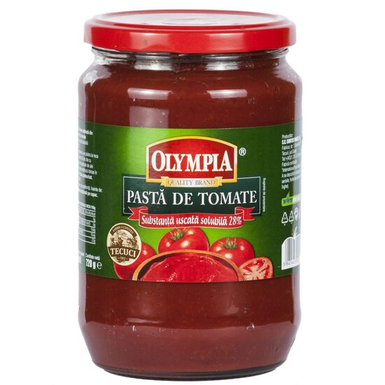 Pastă de Tomate Olympia 28%, 720g