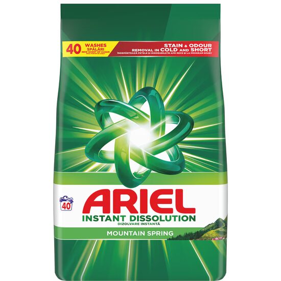 Detergent automat Ariel Mountain Spring – 2.6 kg, 40 spălări
