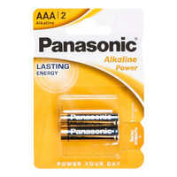 Baterii Panasonic Alkaline AAA – Set 2 bucăți