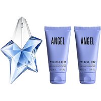 Set Cadou Mugler Angel (Apă de Parfum 25 ml + Gel de Duș 50 ml + Loțiune de Corp 50 ml)