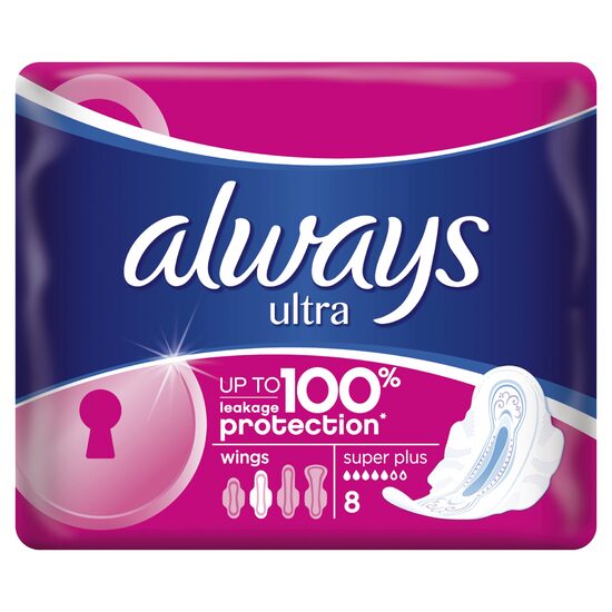 Absorbante Always Ultra Super Plus, 8 bucăți