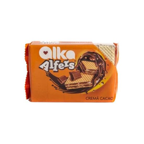 Napolitane Alfers cu cacao 100 g