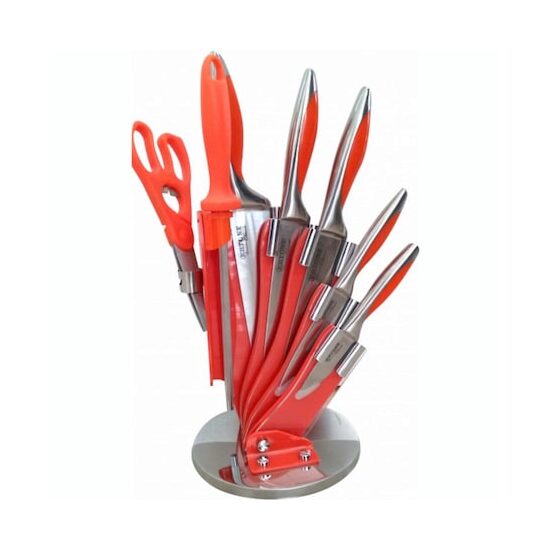 Set cuțite colorate cu suport MN112