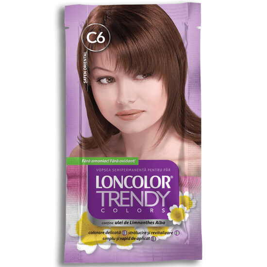 Vopsea pentru păr Loncolor Trendy Colors C6 Șaten Oriental