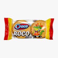 Biscuiți Croco Roco, cu cremă de cacao, 56g