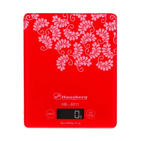 Cantar de bucatarie Hausberg HB6011, Max 5 kg, LCD, diferite culori
