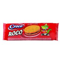 Biscuiți Croco Roco, cu cremă de cacao, 150g