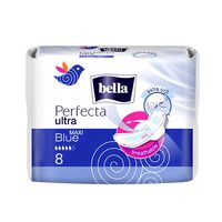 Absorbante Bella Perfecta Slim Maxi Blue Extra Soft, 8 bucăți