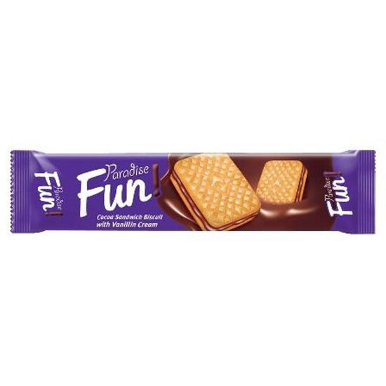 Biscuiți Paradise Fun, Cacao, 60 g