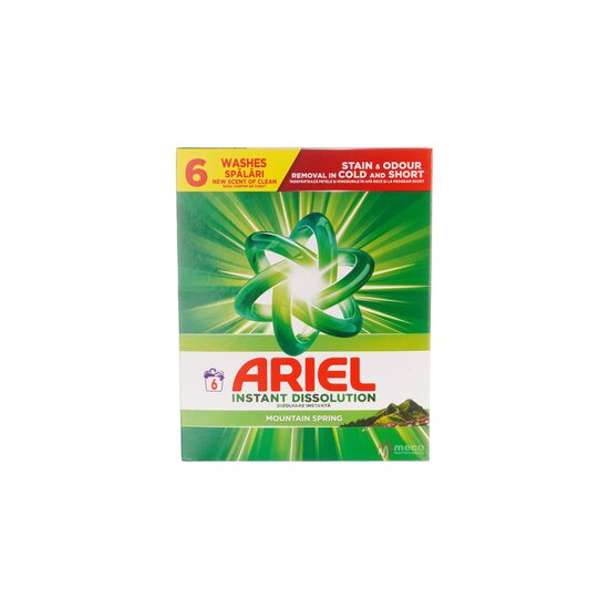 Detergent automat Ariel Mountain Spring – 390 g, 6 spălări