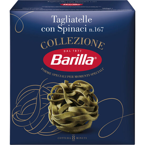 Paste Barilla Tagliatelle Verdi, cu spanac, 500g
