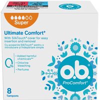 Tampoane OB ProComfort Super, 8 bucăți/set