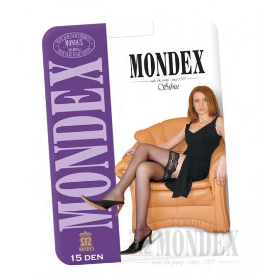 Ciorapi Mondex, 15DEN, Art.9120, Negru