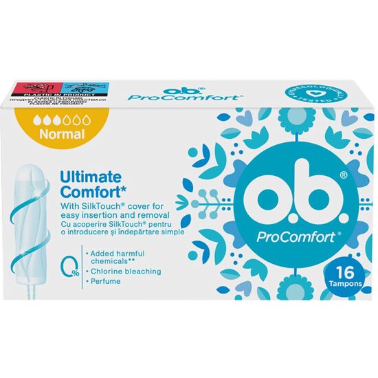 Tampoane OB ProComfort Normal, 16 bucăți/set