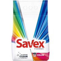 Detergent rufe pudră Savex 2‑în‑1, Color, 4 kg