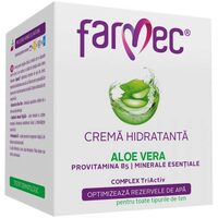 Cremă hidratantă cu Aloe Vera Farmec, 50 ml