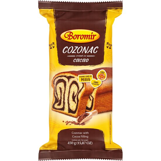 Cozonac Boromir cu Cacao, 450 g