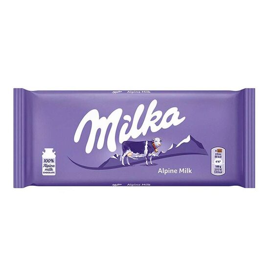 Ciocolată Milka cu Lapte, Tabletă 100g
