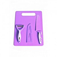 Set cutite bucatarie 4 piese Ertone ERT-MN 104, lama otel inoxidabil