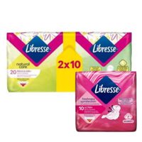 Pachet Libresse Natural Care 20 buc + Ultra Normal 10 buc