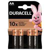 Baterii Duracell Basic AA, 1 ⁠.5 V, pachet 4 bucăți, alcaline