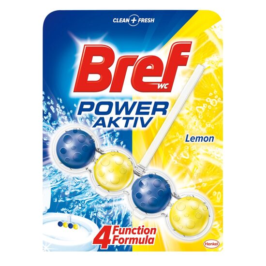 Odorizant toaletă Bref Power Aktiv Lemon 50g
