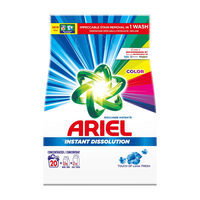 Detergent pudră pentru rufe Ariel Touch of Lenor, Color, 1.5Kg