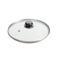 Capac din sticla termorezistenta, diametru 24 cm