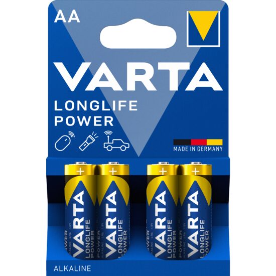 Baterii Varta High Energy AA – Set 4 bucăți