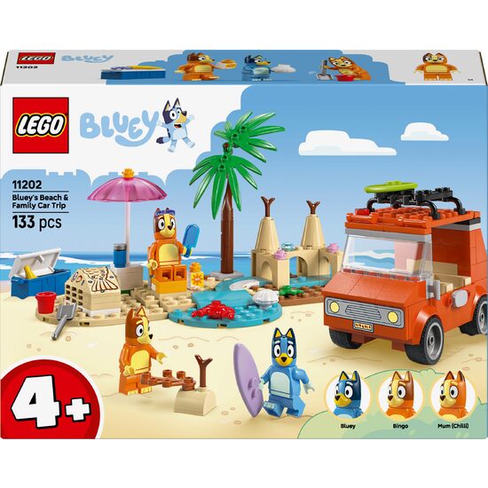 LEGO Bluey – Vacanță la Plajă cu Familia Bluey