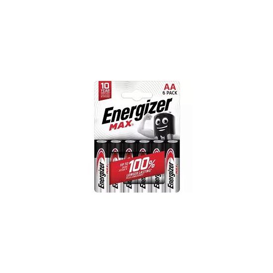 Baterii Energizer AA R6 – Set 6 bucăți