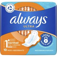 Absorbante Always Ultra Plus, 10 bucăți