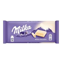 Ciocolată Milka Albă, Tabletă 100g