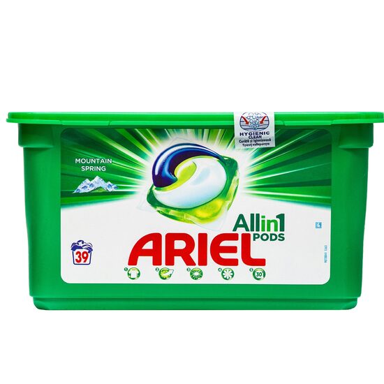 Capsule detergent pentru rufe Ariel All-in-1 Pods, Regular, 39 bucăți x 29.9 g