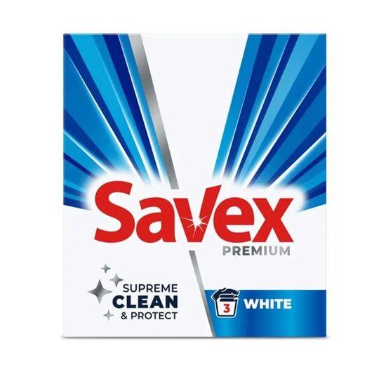 Detergent automat Savex 2în1 White – 300 g