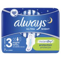 Absorbante Always Ultra Night, Mărimea 3, 7 bucăți