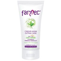 Cremă de mâini Farmec Extra Care cu ceai verde și SPF 10, 100 ml