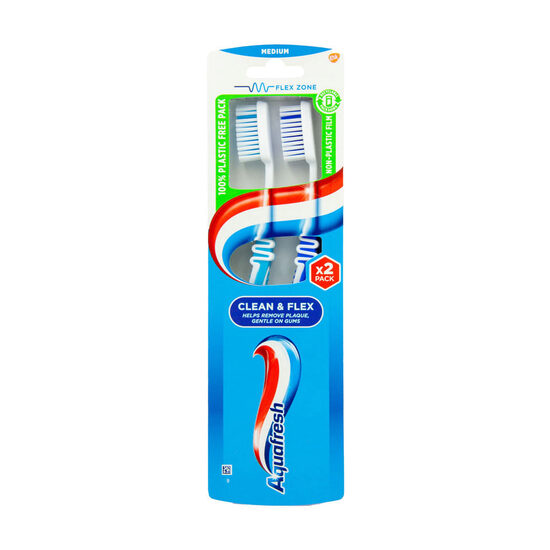 Set periuțe de dinți Aquafresh Clean & Flex 2, bucăți/set