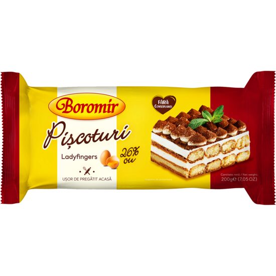 Pișcoturi Boromir, 26% ou, 200g