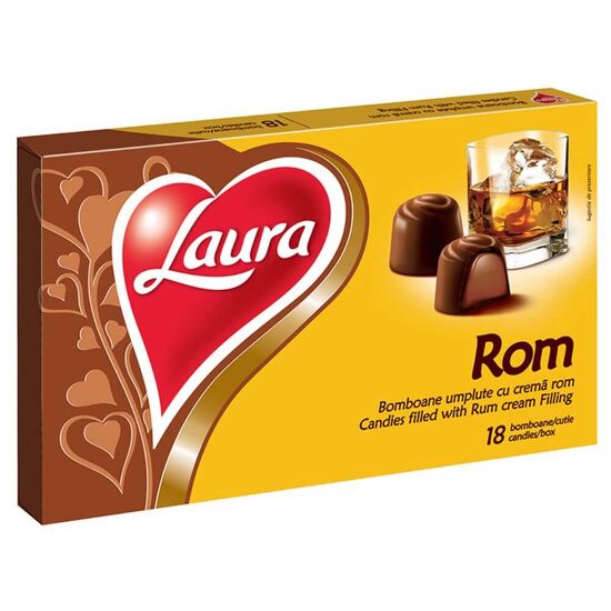 Bomboane Laura cu Rom, 137g
