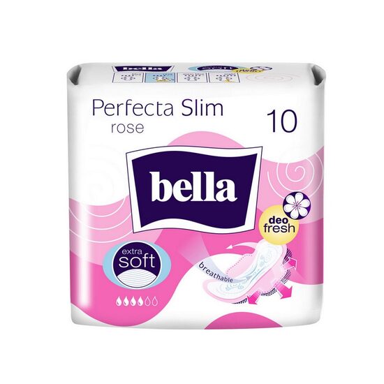 Absorbante Bella Perfecta Slim Rose Extra Soft, 10 bucăți