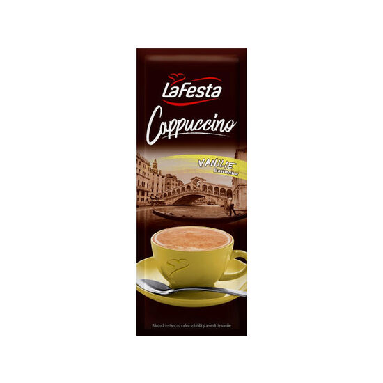 Cappuccino La Festa cu Aromă de Vanilie, Plic 12.5g